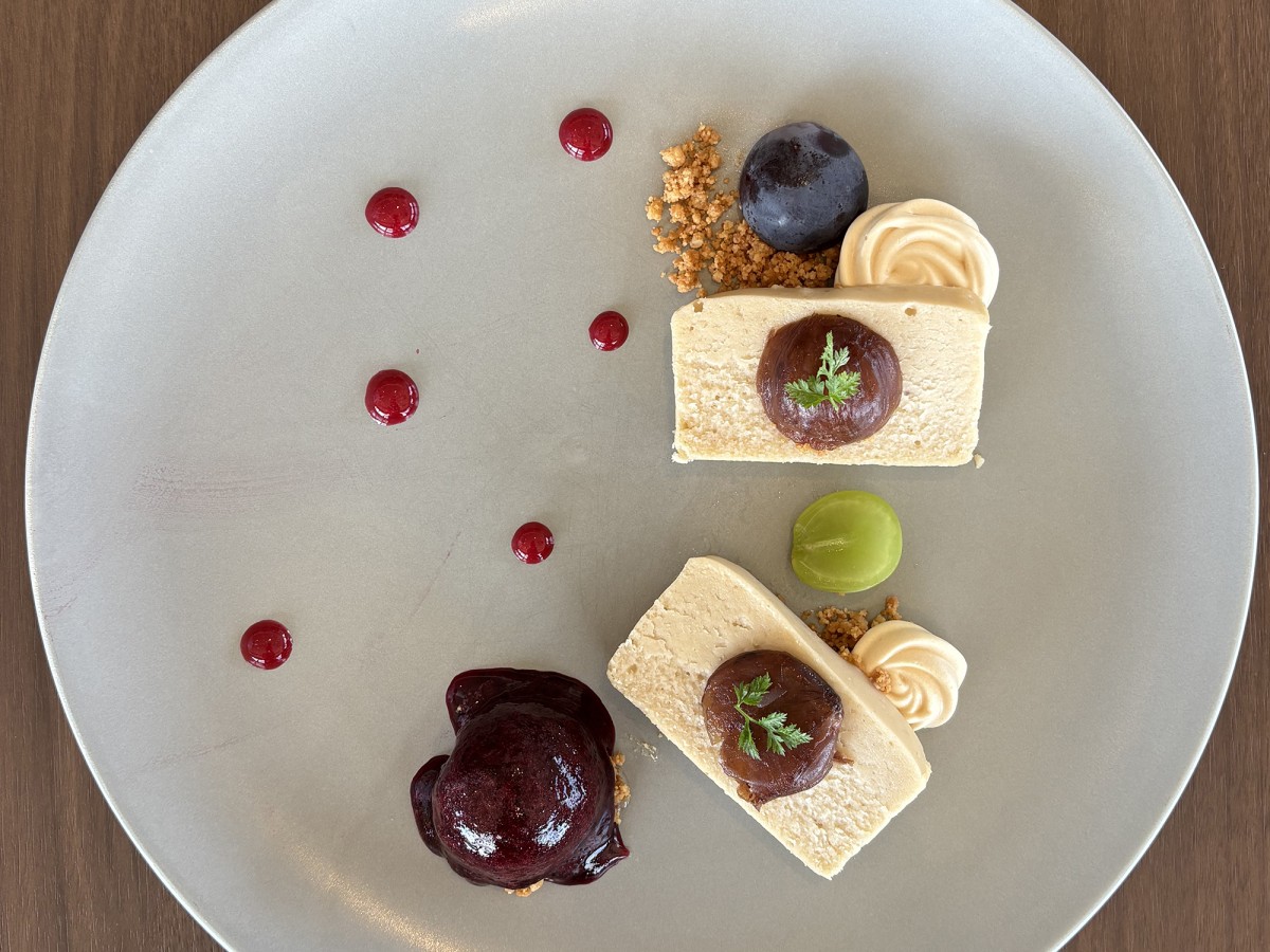 ［秋限定］マロンテリーヌとカシスのソルベ